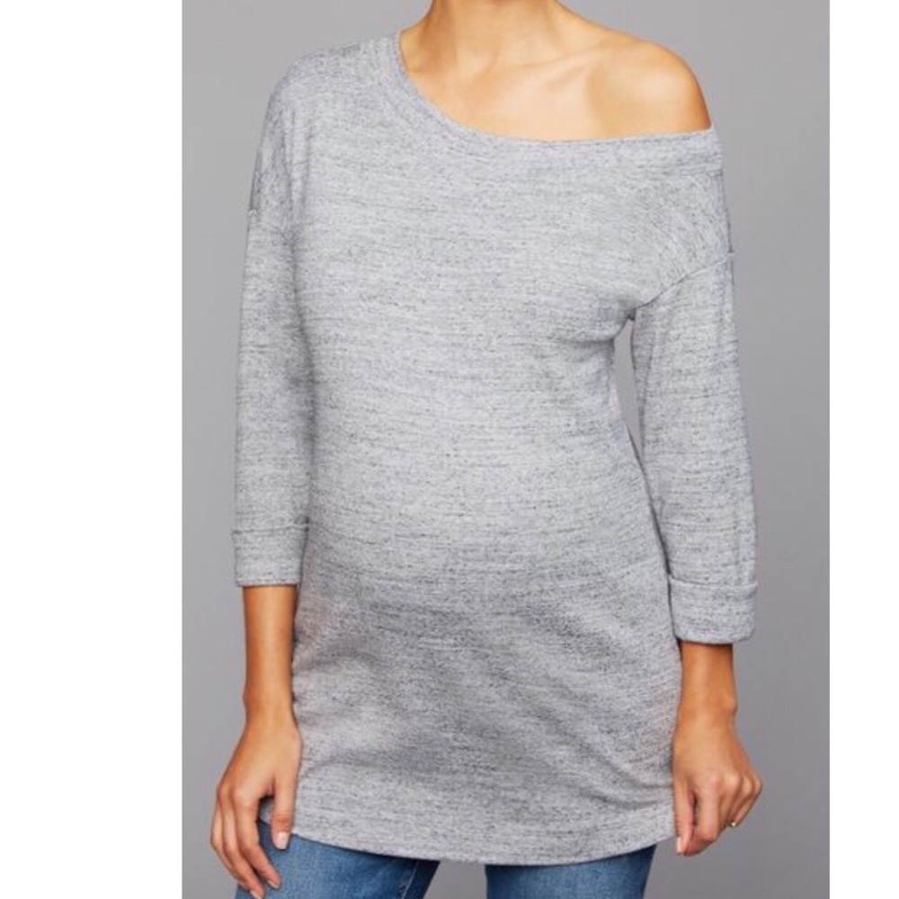 Splendid Maternity off shoulder top, size XS